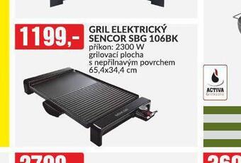 Baumax Gril elektrický sencor nabídka