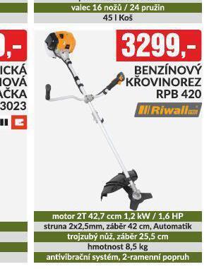 Baumax Benzínový křovinořez nabídka