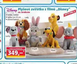 Norma Plyšové zvířátko z filmů disney nabídka