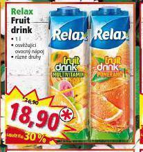 Norma Relax fruit drink nabídka