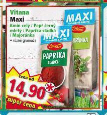 Norma Vitana maxi koření nabídka
