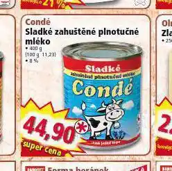 Norma Condé sladké zahuštěné plnotučné mléko nabídka