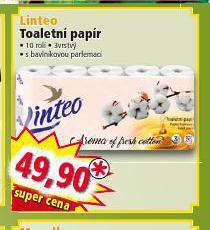 Norma Linteo toaletní papír nabídka