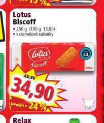 Norma Lotus biscoff nabídka