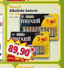 Norma Maxell alkalické baterie nabídka