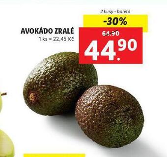 Lidl Avokádo zralé nabídka