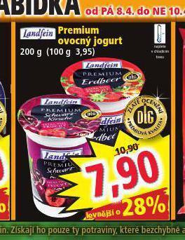Norma Premium ovocný jogurt nabídka