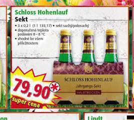 Norma Schloss hohenlauf sekt nabídka
