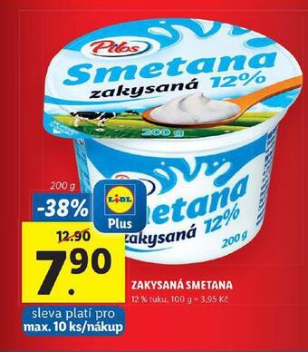Lidl Zakysaná smetana nabídka