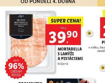 Lidl Mortadella s lanýži a pistáciemi nabídka
