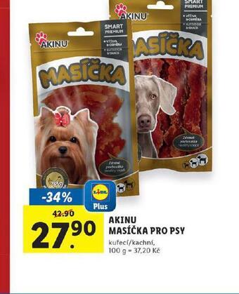 Lidl Akinu masíčka pro psy nabídka