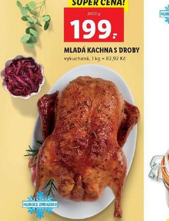 Lidl Mladá kachna s droby nabídka
