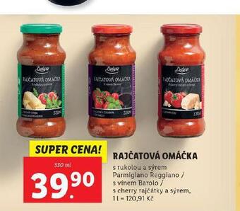 Lidl Rajčatová omáčka nabídka