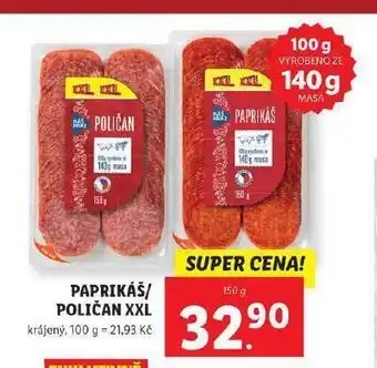 Lidl Paprikáš xxl nabídka