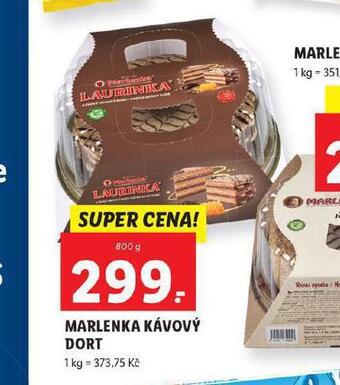 Lidl Marlenka kávový dort nabídka