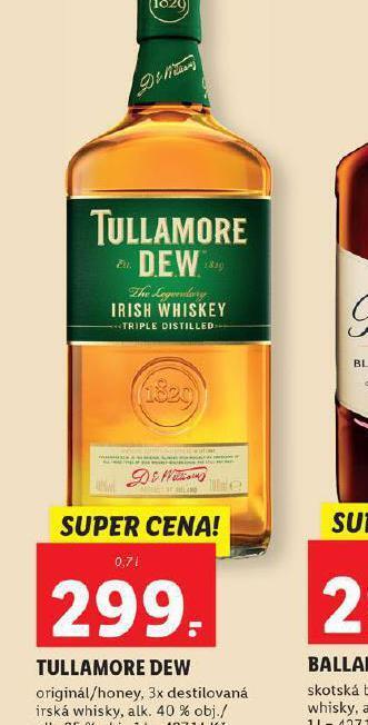 Lidl Tullamore dew 40% nabídka