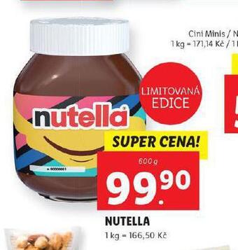 Lidl Nutella nabídka
