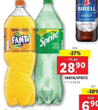 Lidl Fanta / sprite nabídka
