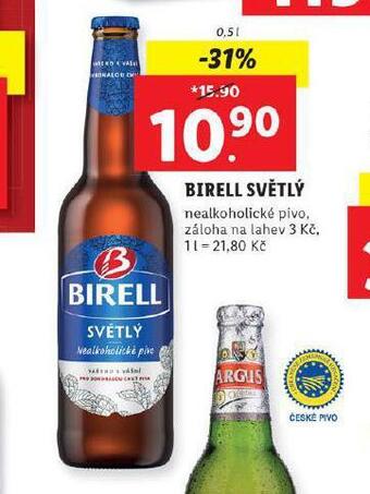 Lidl Pivo birell nealko nabídka