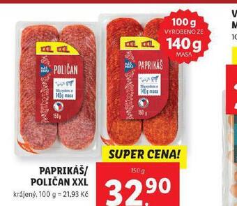 Lidl Poličan xxl nabídka