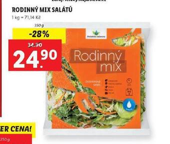 Lidl Rodinný mix salátů nabídka
