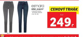 Lidl Džíny slim fit nabídka