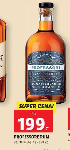 Lidl Professore rum nabídka