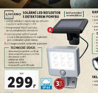 Lidl Solární led reflektor s detektorem pohybu nabídka