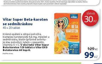 Benu Vitar super beta-karoten se sedmikráskou nabídka