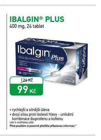Alphega Lékárna Ibalgin plus nabídka