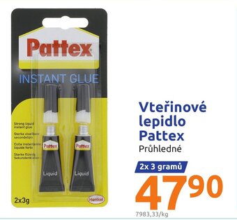 Action Vteřinové lepidlo Pattex nabídka