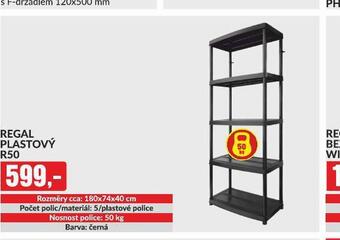 Baumax Regal plastový nabídka