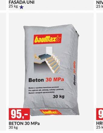 Baumax Beton 30 mpa nabídka