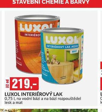 Luxol interiérový lak