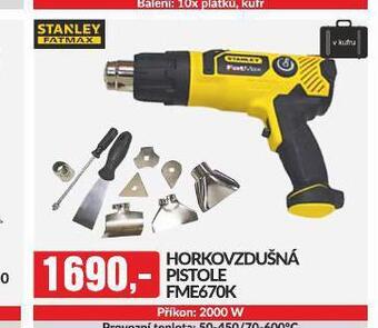 Baumax Horkovzdušná pistole stanley nabídka