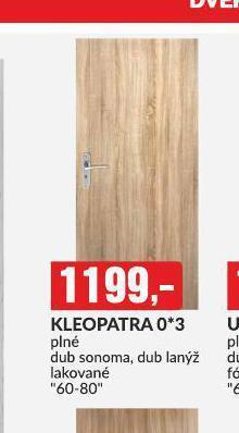 Baumax Dveře kleopatra 0*3 nabídka