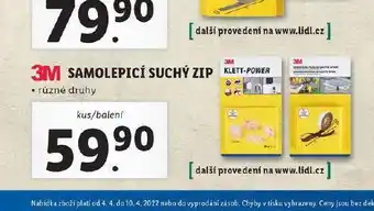 Lidl Samolepicí suchý zip nabídka