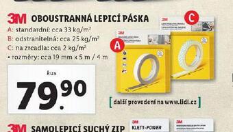 Lidl Oboustranná lepicí páska nabídka