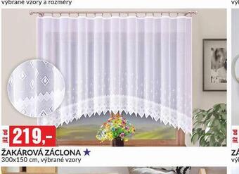 Baumax Žakárová záclona nabídka
