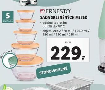 Lidl Sada skleněných misek nabídka