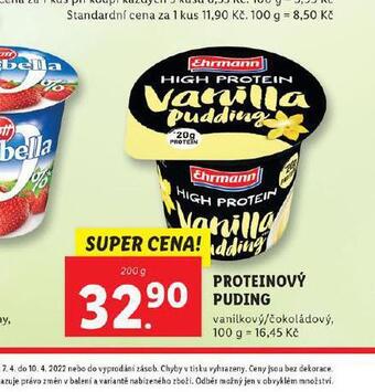 Lidl Proteinový puding nabídka