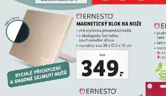 Lidl Magnetický blok na nože nabídka
