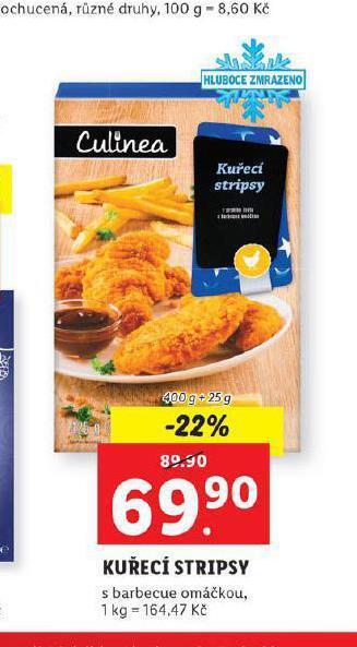 Lidl Kuřecí stripsy nabídka