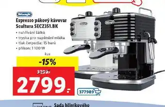 Espresso pákový kávovar delonghi