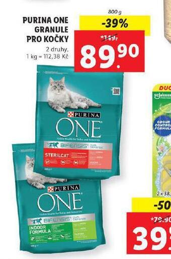 Lidl Purina one kapsičky pro kočky nabídka