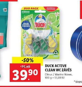 Duck active clean wc závěs