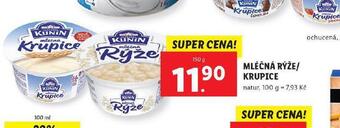 Lidl Kunín mléčná rýže / krupice nabídka