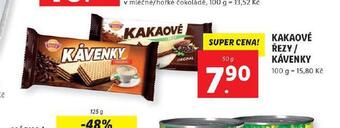 Lidl Kakaové řezy / kávenky nabídka