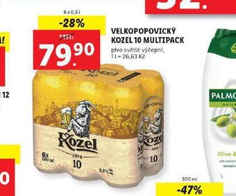 Lidl Pivo velkopopovický kozel 10 nabídka