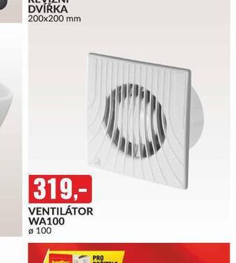 Baumax Ventilátor nabídka
